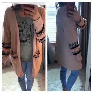 Spring Cardigan Pink Size Medium